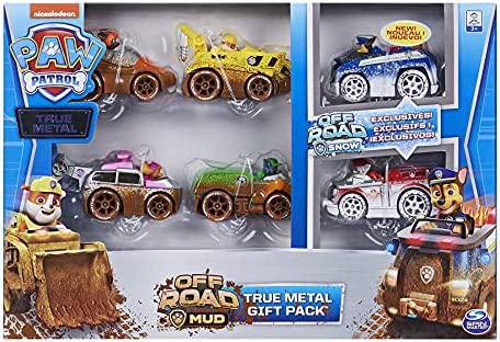 True Metal Total City Rescue Movie Track Set With Exclusive Marshall Vehicle 1:55 Scale Kids Toys For Ages 3 And Up - Indoor Racing Activity Set