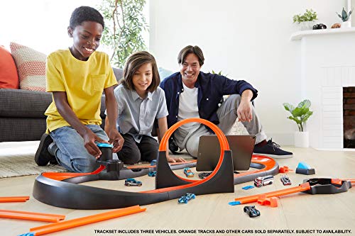 Promo Hot Wheels Id Smart Track Starter Kit With 3 Exclusive Cars Track Pieces And Hot Wheels Race Portal For Physical & Digital Play Gift For Kids Ages 8 Years Old & Up - Indoor Racing Activity Set