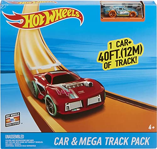 Car & Mega Track Pack Amazon Exclusive - Indoor Racing Activity Set