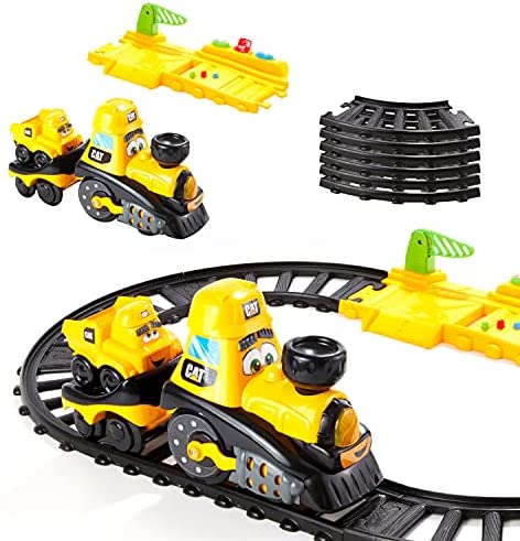 Discount Cat Construction Power Track Friends Preschool Train Se - Classic Train Play Edition