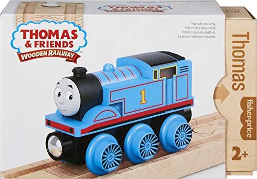 Promo Price Thomas And Friends Thomas Push-Along Toy Train For Toddlers And Preschool Kids Wooden Railway Thomas - Classic Train Play Edition