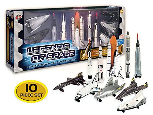 Legends Of Space : Countdown To Adventure – History Of American Space Flight 10 Piece Set - Astronaut Imagination Edition