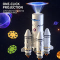 New Space Shuttle Rocket Toys For 3 4 5 6 7 8 9 Years Old Kids Science Educational Toys 5-in-1 STEM Aerospace Toys With 2 Astronauts Projection Lamp Space Adventure Toys Gift For Boys Girls 3+ - Astronaut Imagination Edition