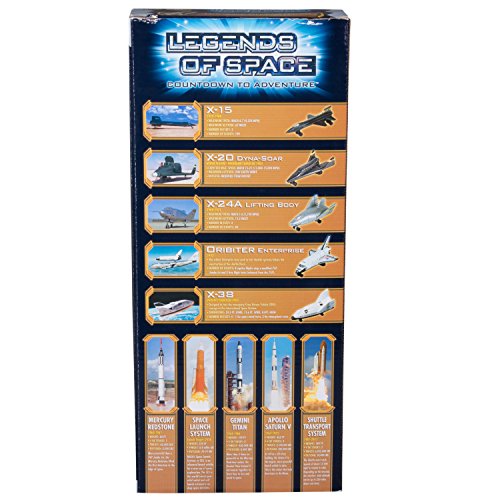 Legends Of Space : Countdown To Adventure – History Of American Space Flight 10 Piece Set - Astronaut Imagination Edition