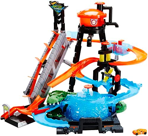 Color Shifters Sharkport Showdown Amazon Exclusive - Indoor Racing Activity Set