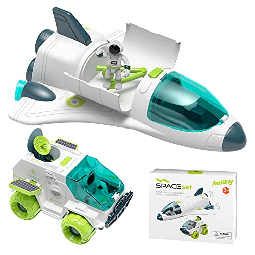 Cheap Space Shuttle Toys For 3 4 5 6 7 Year Old Boys Lights & Sounds Space Toys For Kids 3-5 With 2 Astronauts Toy Shuttle And Rover Spaceship Toys Playsets Birthday Easter Boys Girls - Astronaut Imagination Edition