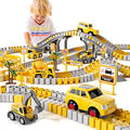 Wholesale IHaHa 236 PCS Construction Toys Race Tracks For Boys Kids Toys 6 PCS Construction Car And Flexible Track Playset Create A Engineering Road For 3 4 5 6 Year Old Boys Girls Toys - Indoor Racing Activity Set