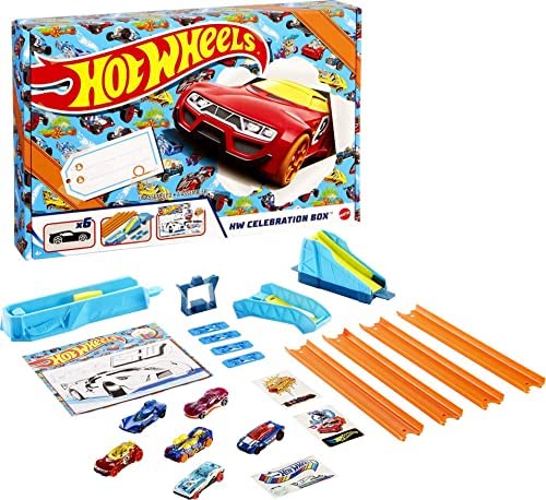Track Builder Pack Assorted Curve Parts Connecting Sets Ages 4 And Older - Indoor Racing Activity Set