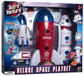 Stro Venture Deluxe Space Playset Toy – Space Shuttle Space Station & Capsule Space Rover & Rocket W/Lights And Sound – Space Toys For Boys And Girls - Astronaut Imagination Edition