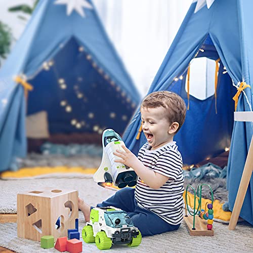 Cheap Space Shuttle Toys For 3 4 5 6 7 Year Old Boys Lights & Sounds Space Toys For Kids 3-5 With 2 Astronauts Toy Shuttle And Rover Spaceship Toys Playsets Birthday Easter Boys Girls - Astronaut Imagination Edition
