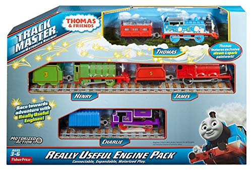 Price Thomas & Friends Really Useful Engine Pack Set Of 4 Motorized Toy Train Engines For Preschool Kids Ages 3 Years And Ol - Classic Train Play Edition