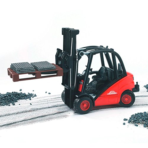2511 Linde H30D Fork Lift With Pallet - Construction Vehicle Activity Set