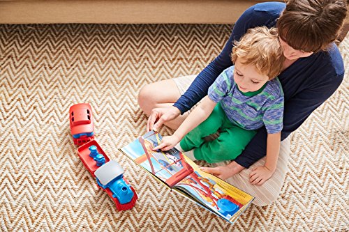 Top 10 Ain & Storybook Set – Pretend Play Motor Skills Reading Kids Toy Vehicle Gift Set. No BPA Phthalates PVC. Dishwasher Safe Recycled Materials Made In USA - Classic Train Play Edition