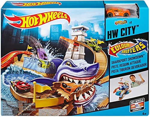 Color Shifters Sharkport Showdown Amazon Exclusive - Indoor Racing Activity Set