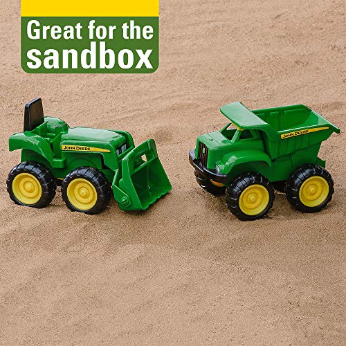 Sandbox Vehicle Set — Includes Dump Truck Toy And Tractor Toy With Loader — Girl And Boy Toys — Ages 18 Months And Up — 6 Inch — 2 Count - Construction Vehicle Activity Set